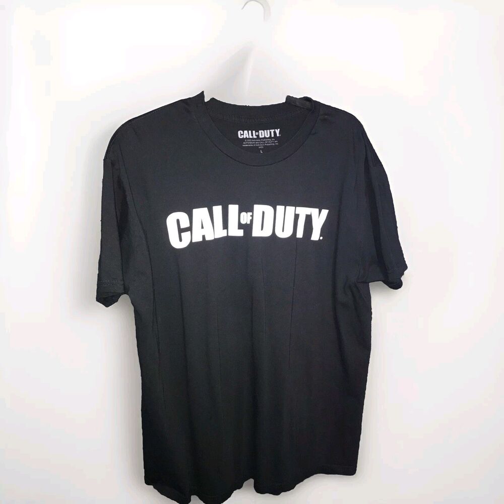 Call of Duty T-Shirt Black Large‎ Short Sleeve Official Activision 2021 Tee